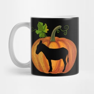 Donkey in pumpkin Mug